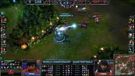 三方混战！ JIEJIE 诺克萨斯砍下两块，击杀三人， bin 的冰杖和鳄鱼展示了BN，赢得了第一局